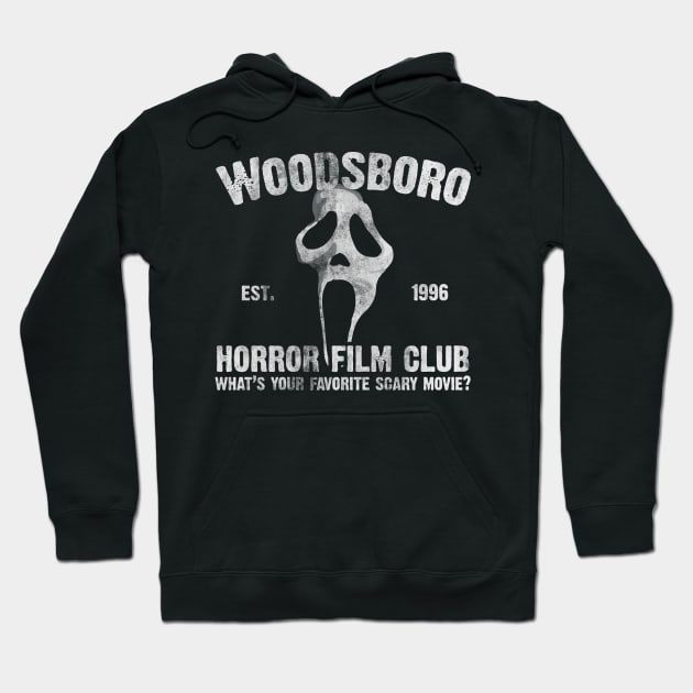 Woodsboro Horror Film Club Hoodie by mech4zone